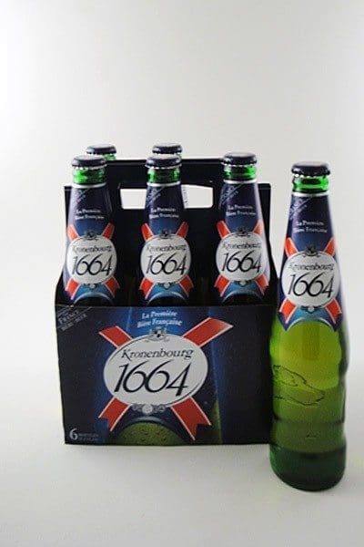 Lot De 6 Verres Kronenbourg 1664 Transparents - Verres à Bière Collector