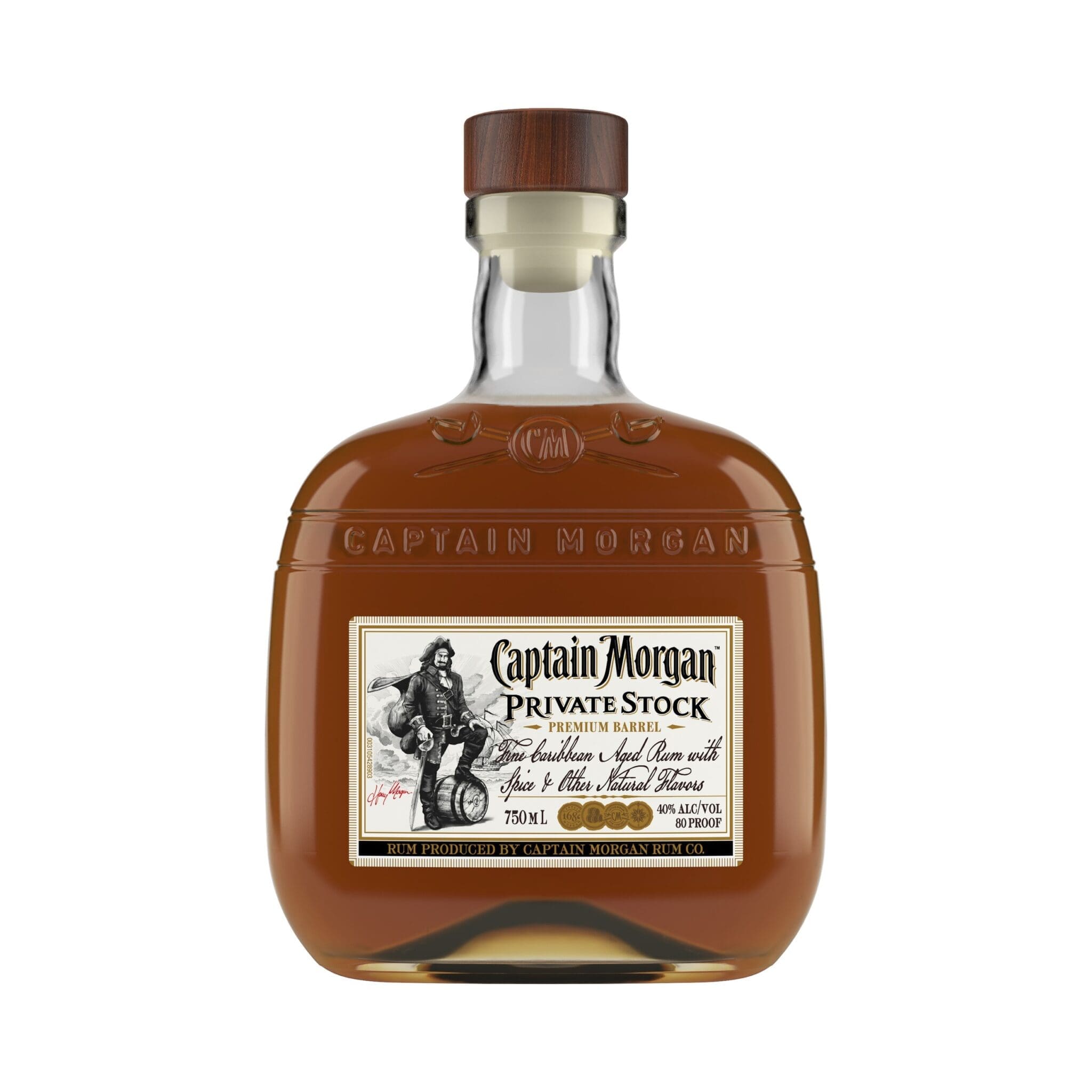 Captain Morgan's Private Stock Spiced Rum - 750ml | Colonial Spirits
