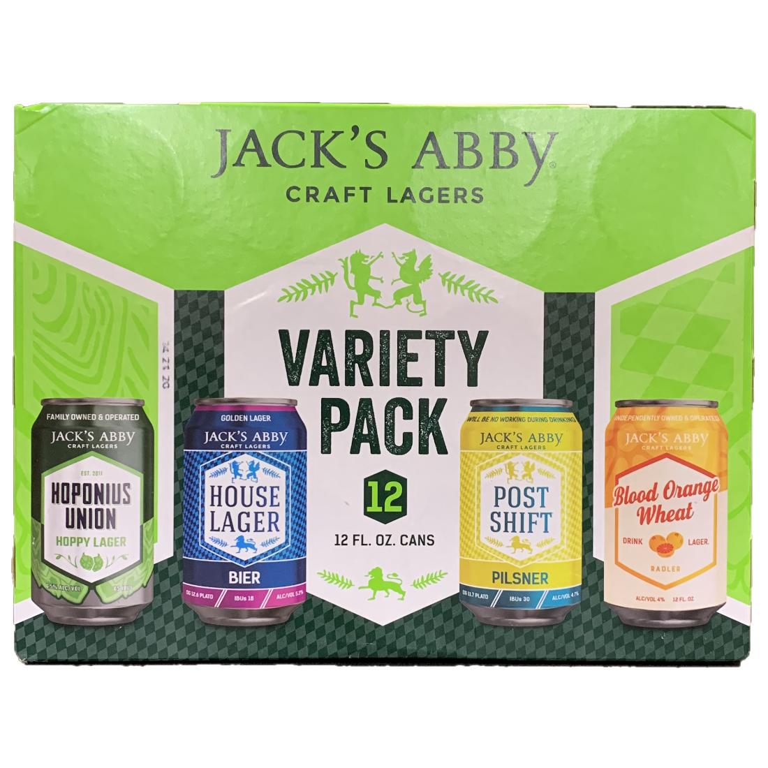 Jack's Abby Variety 12Pack Cans Colonial Spirits