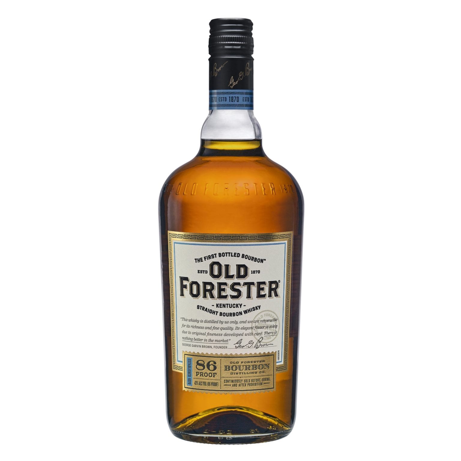 Old Forester 86 proof Bourbon 750mL Colonial Spirits