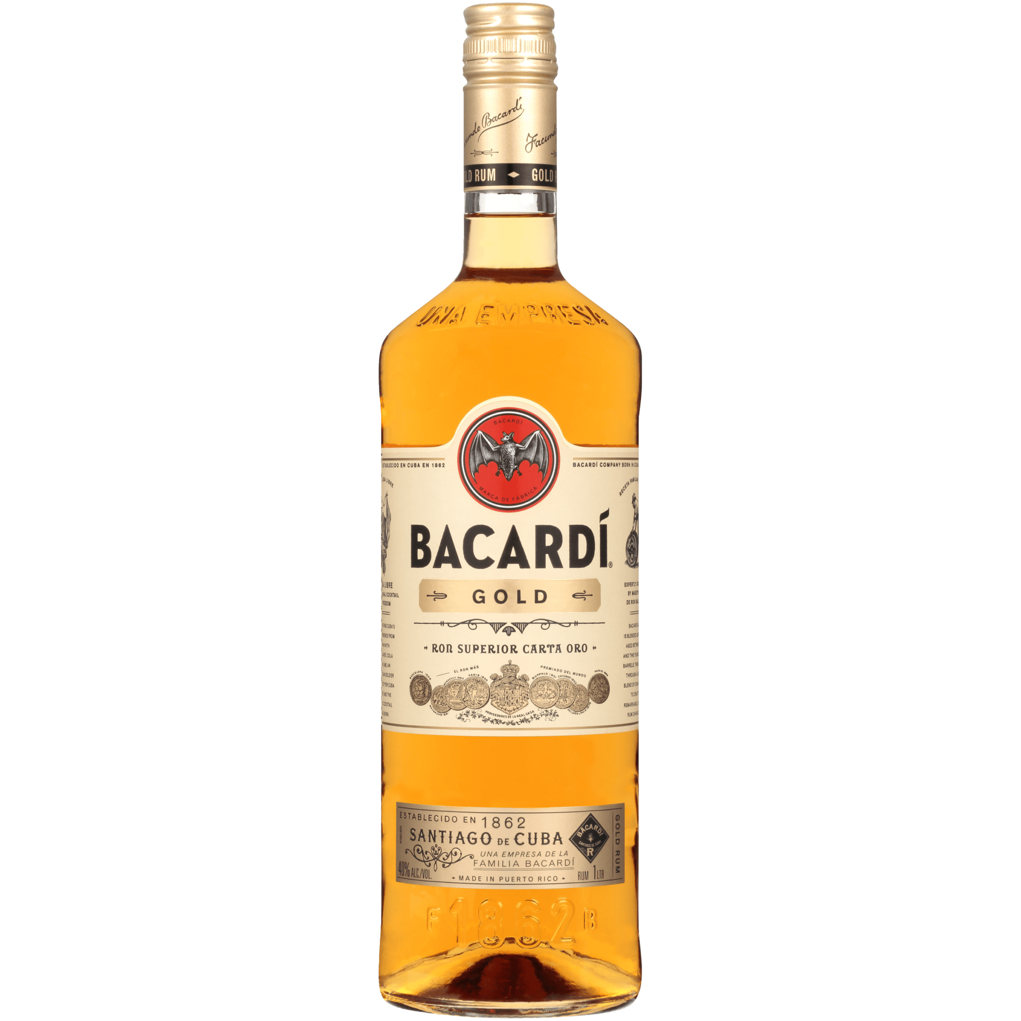 Bacardi Gold - 1L | Colonial Spirits