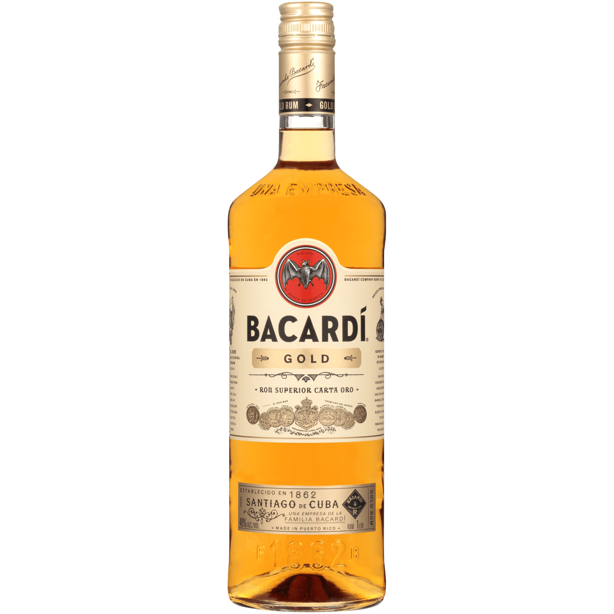 - Spirits Gold Bacardi 1L Colonial |