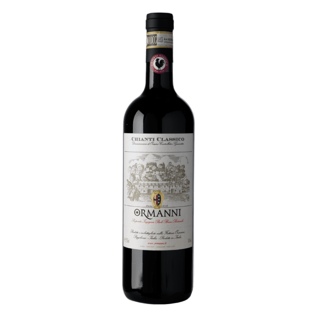 ワイン Fattoria Ormanni Chianti Classico 2015 2015 Ormanni Chianti Classico Gran Selezione DOCG, Tuscany, Italy